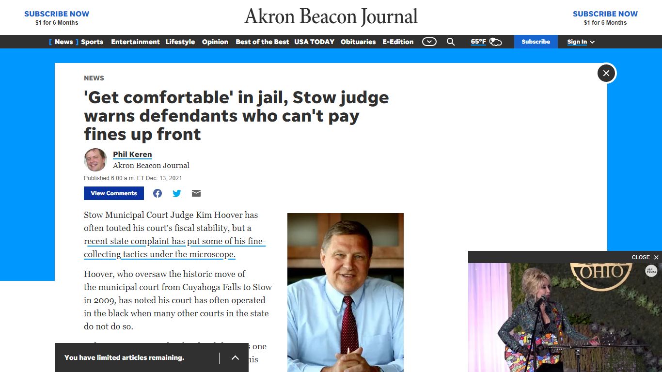 Stow Municipal Court judge's tactics under scrutiny in ...